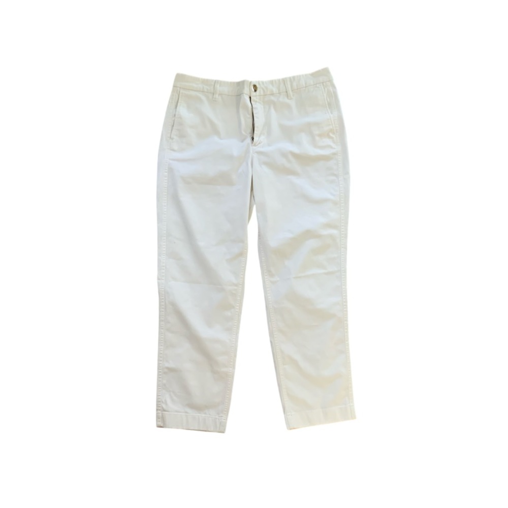 J.Crew White High Rise Girlfriend Chino Pant Size 10